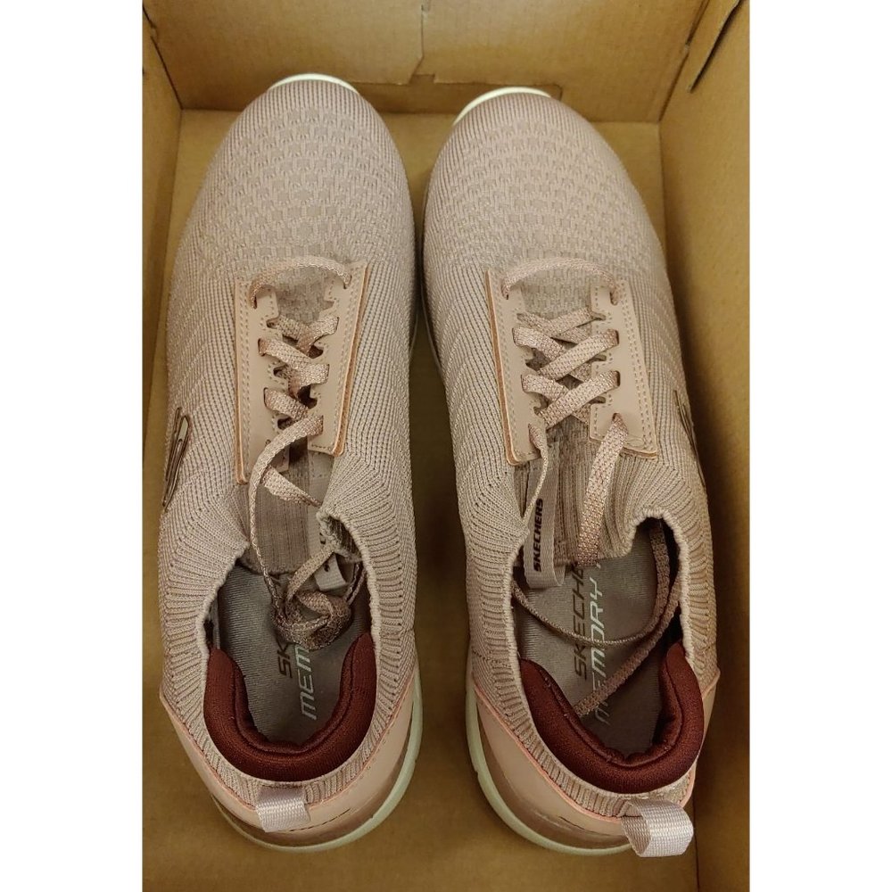 Skechers Women Bountiful Creative Running Sport Shoes--Mauve - Picture 5 of 8